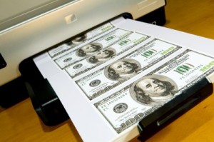 printing fake money